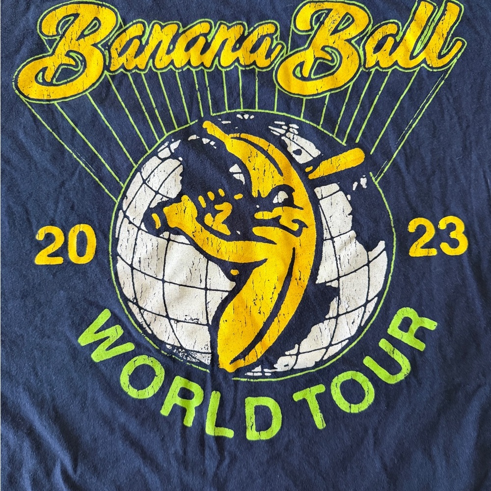 Banana Ball Graphic Tee - Blue